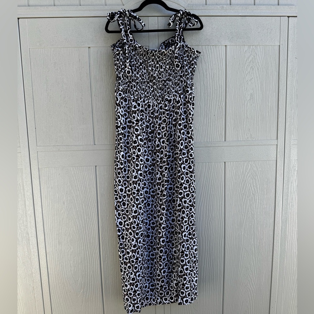 DVF Diane Von Furstenberg Rare Target Collab Smocked Midi/ Maxi Dress XL Boho
